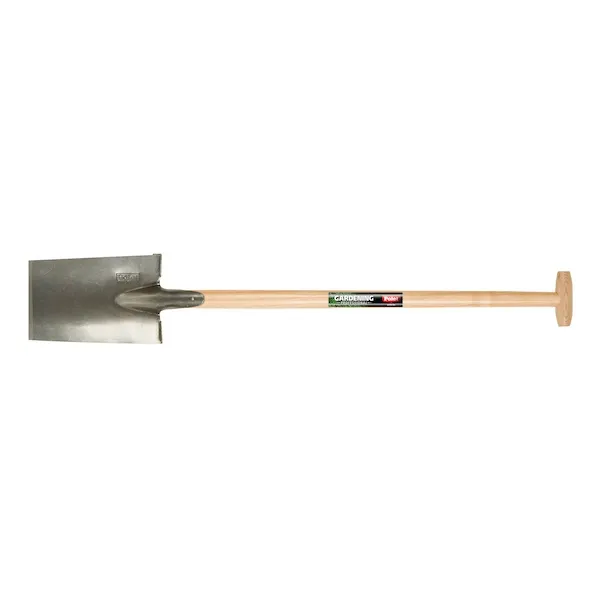 Bêche SENLIS - Hauteur de la tête : 280 mm - Largeur de la tête : 180 mm - Manche en bois