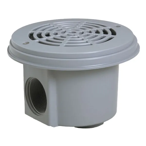 Bonde de fond à sceller liner 3253 2" femelle gris clair