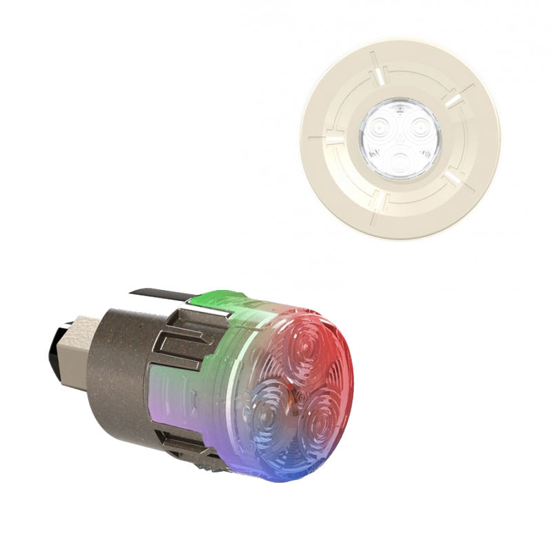 Projecteur LED couleur Mini-Brio X15 avec enjoliveur Mini-Chroma Sable