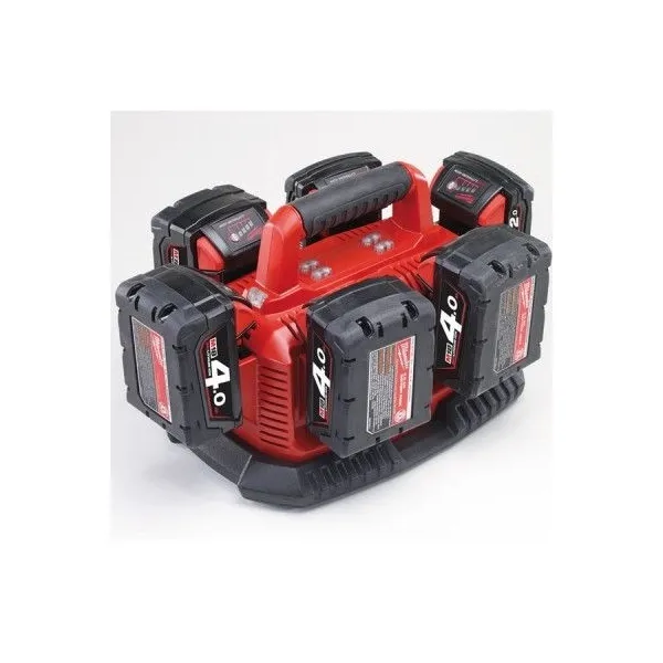 Chargeur de batterie pour machine sans fil jusqu'à 6 batteries 14,4V/18V M1418C6