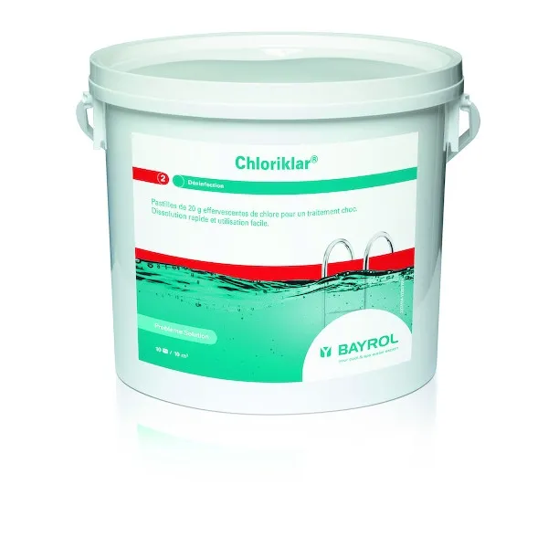 Chloriklar® chlore pour un traitement choc - 5 kg