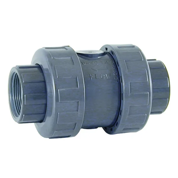 Clapet PVC à ressort à coller femelle