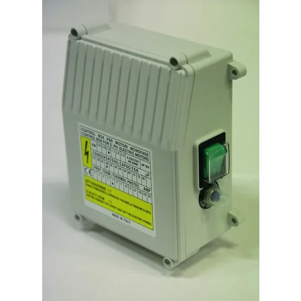 Coffret de démarrage pour moteur monophasé - 20 µF - 6 A