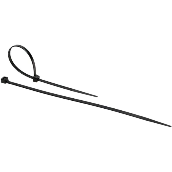 Collier câblage en nylon noir 4,8 x 250 mm - lot de100