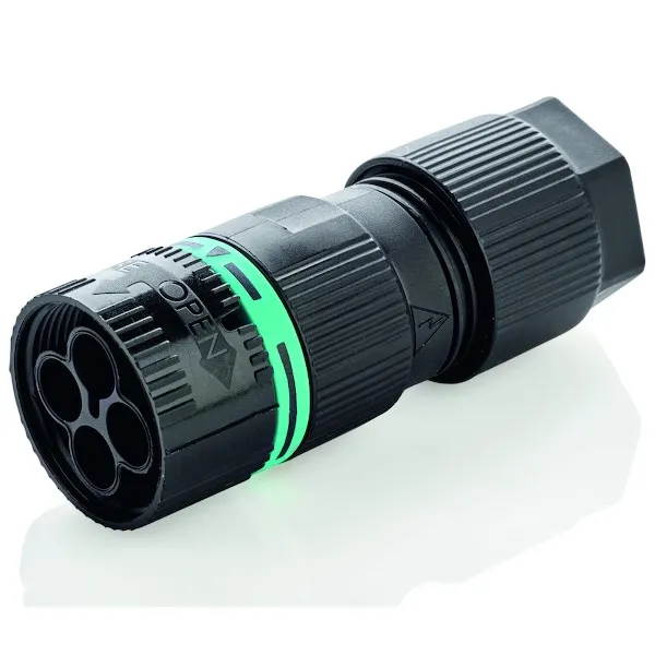 Connecteur de jonction femelle 4 pôles IP68 PLUG AND PLAY