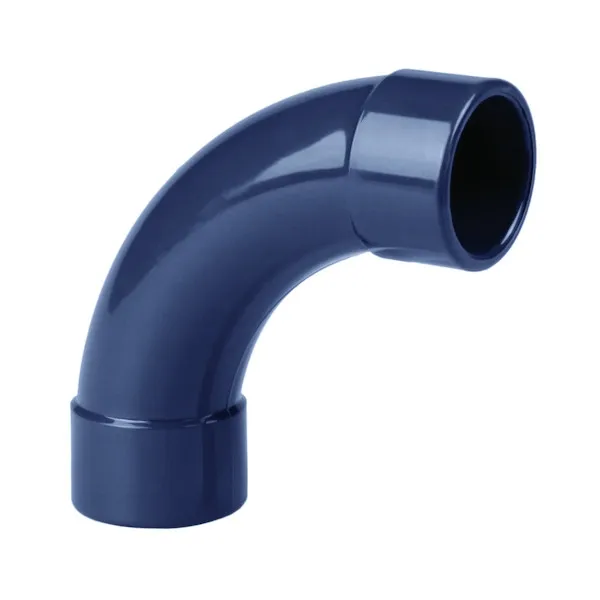 Coude 90° PVC pression grand rayon