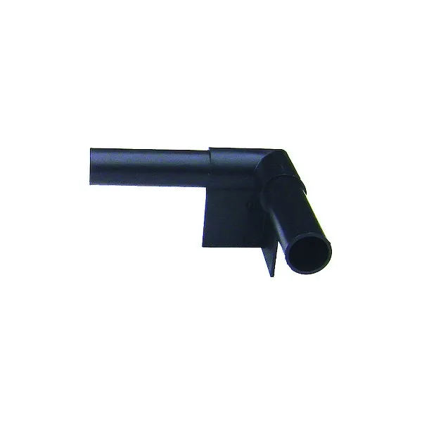 Coude de bordure en PVC - Coloris : noir