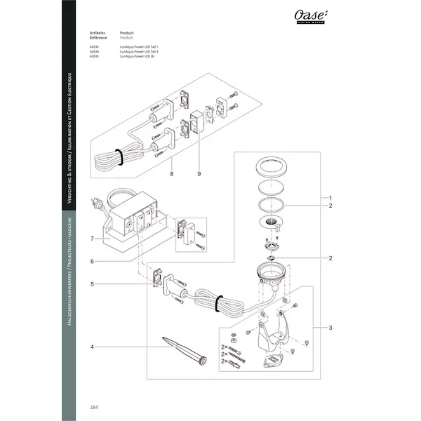 Eclairage extérieur LUNAQUA POWER LED SET