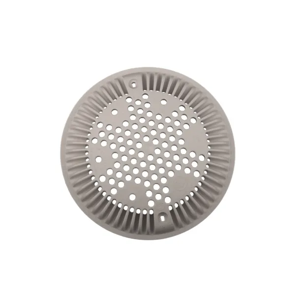 Grille de bonde de fond blanche anti-vortex diamètre 195 mm