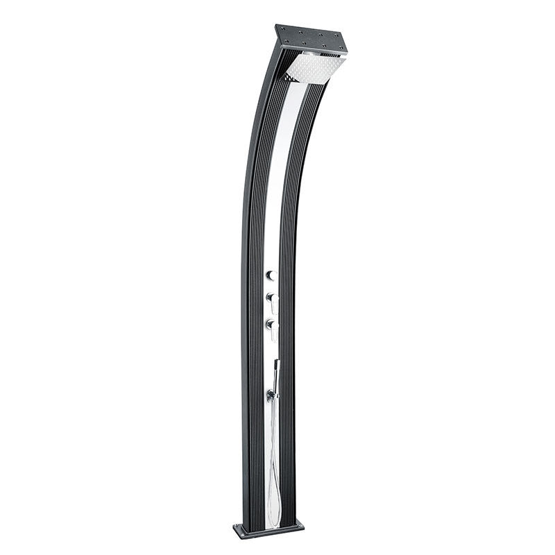 Douche hybride DADA Courbée 40L Anthracite / Alu Brossé