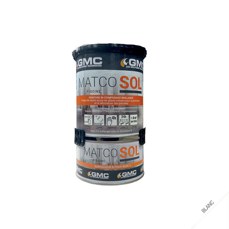Peinture piscine MATCOSOL Blanc 3,5L 28m2