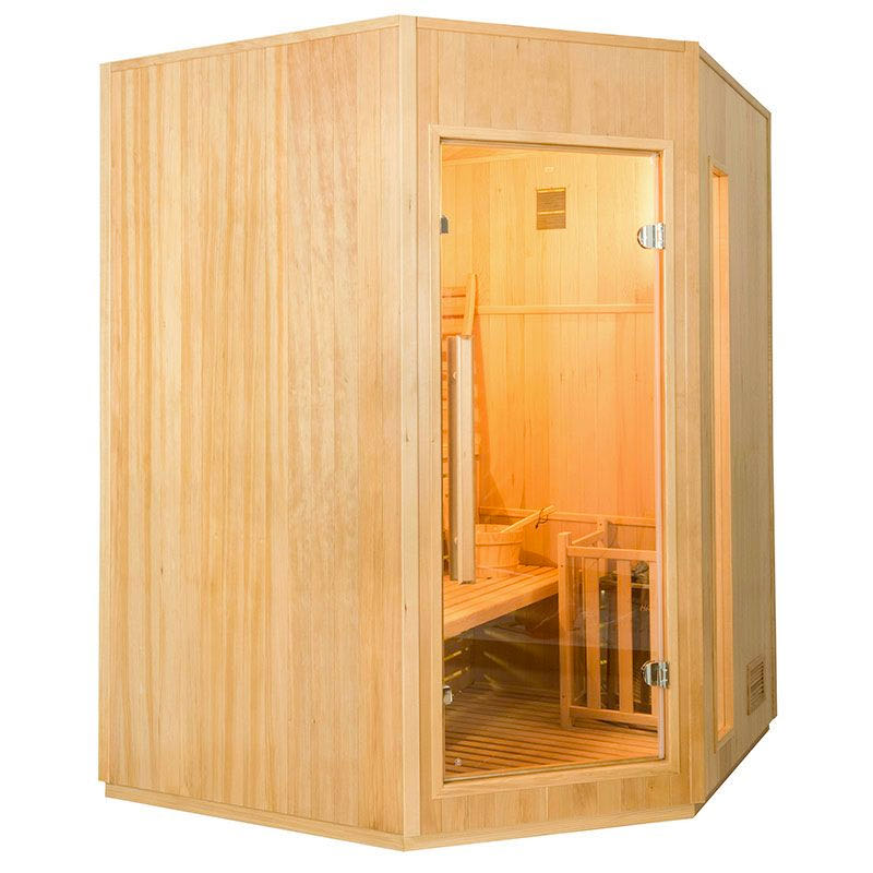 Sauna vapeur Zen 3-4 places avec poêle Lux 4,5 kW