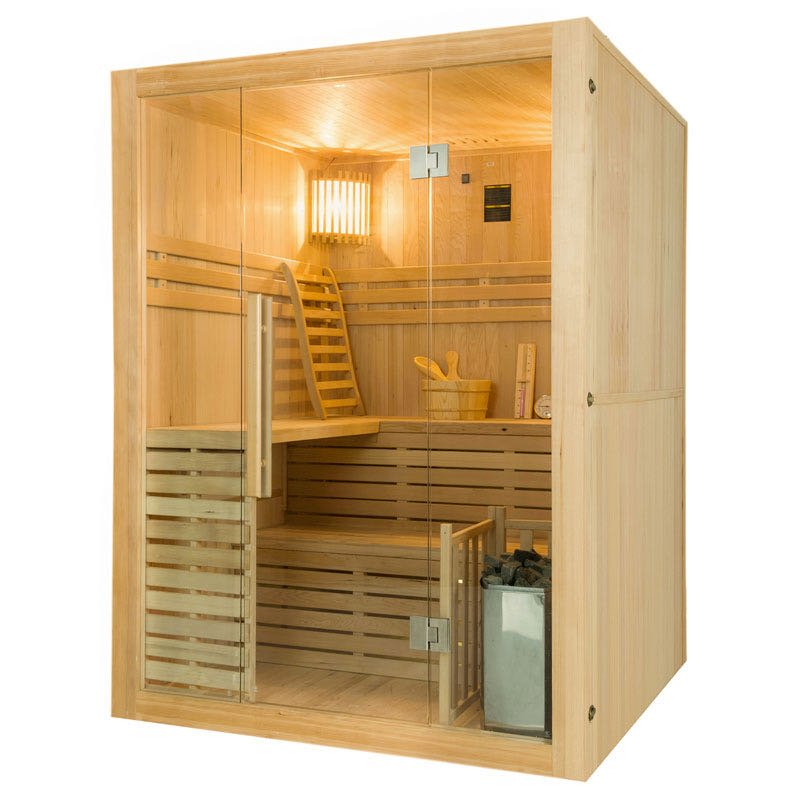 Sauna vapeur Sense 4 places avec poêle 4,5 kW