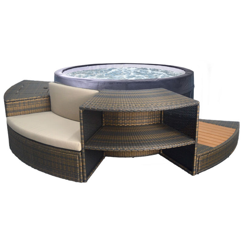 Spa portable NetSpa Vita 4 Places avec 5 meubles