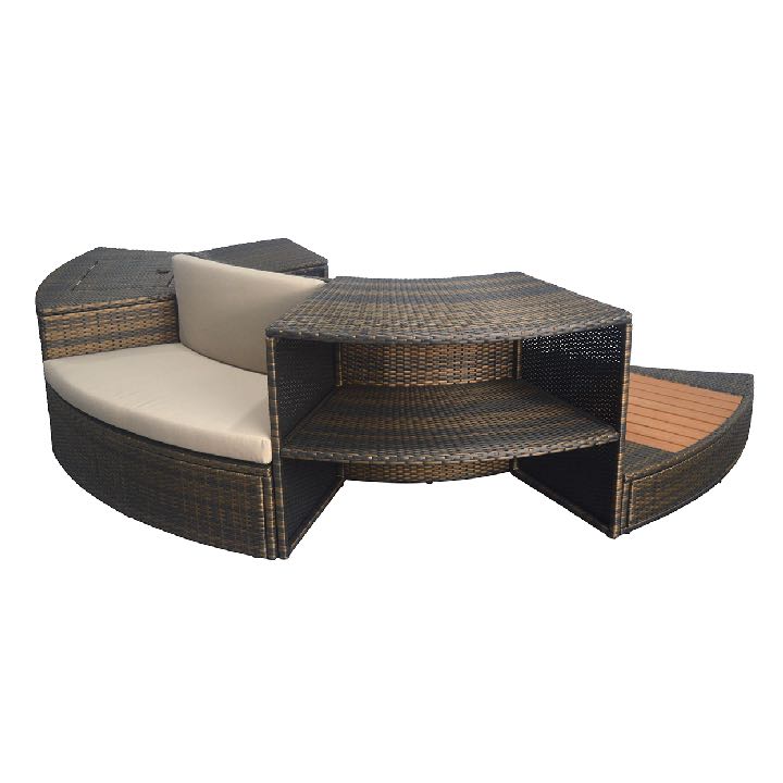 Mobilier ensemble de 5 modules pour Spa NetSpa Vita 4 Places