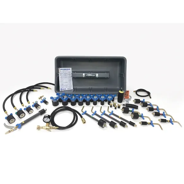 Kit de pression pour tuyauterie 48 pièces pour détection de fuite