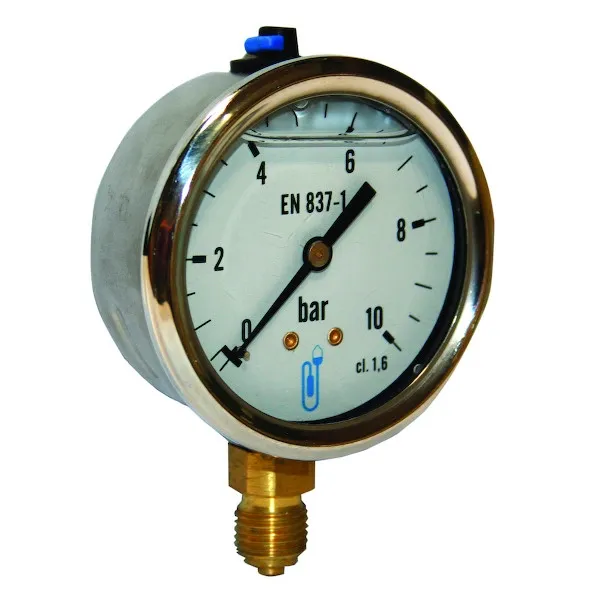 Manomètre radial inox standard 2.5 bar à 25 bar