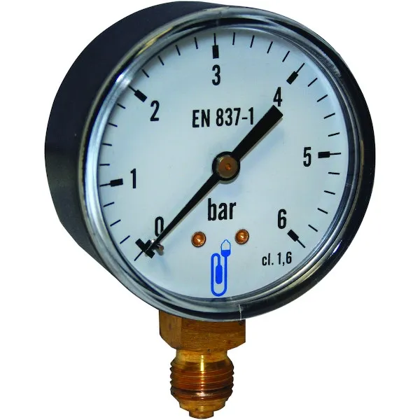 Manomètre sec radial ABS standard 6 bar à 10 bar