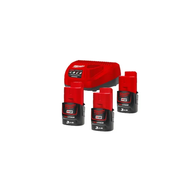 Pack batteries 12V et chargeur C12C pour outillage electroportatif M12 NRG
