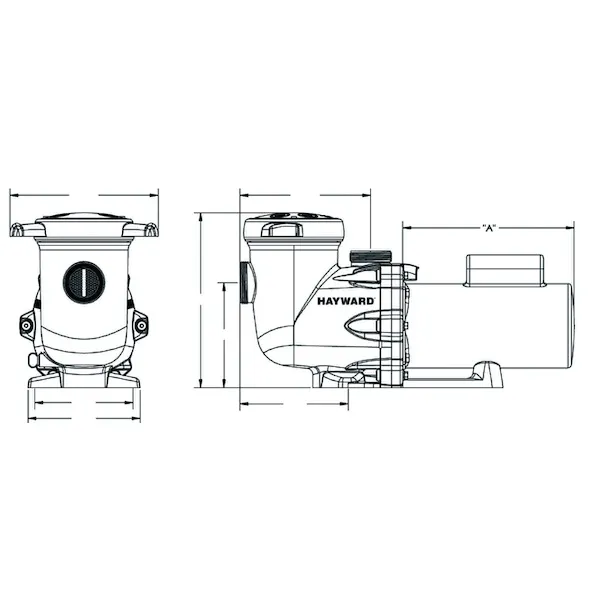Pompe piscine TRISTAR 0,75kw 18,5 m3</h monophasée