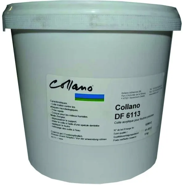 Pot de 5 Kg de colle spéciale pour feutre de piscine