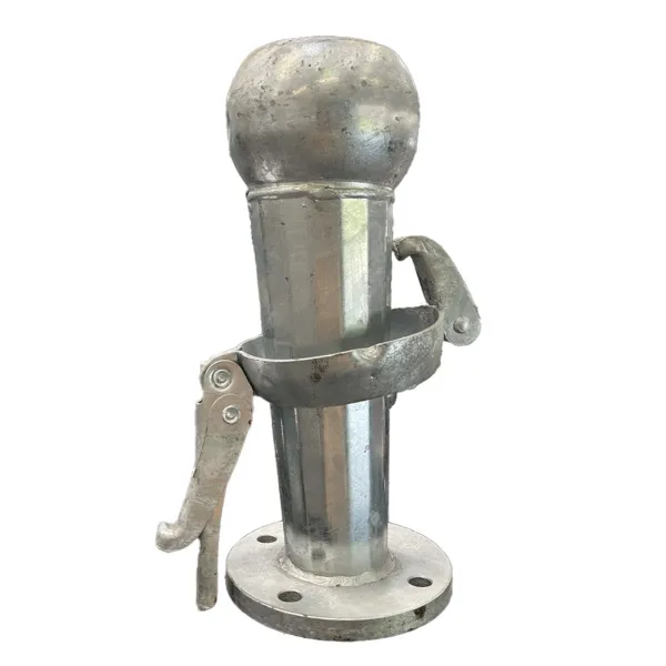 Raccord d'aspiration type ROTO mâle 80 x bride DN65 avec piquage fileté 1