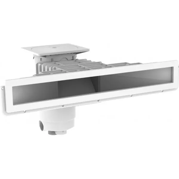 Skimmer miroir à sceller - liner A800 - blanc