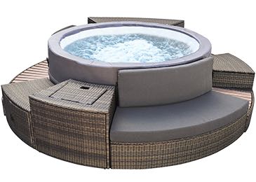 Spa portable NetSpa Vita Premium 6 Places avec Mobilier