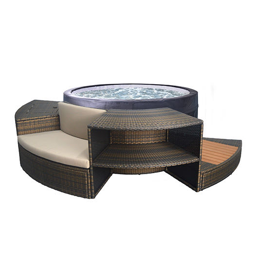 Spa portable NetSpa Vita 4 Places avec 5 meubles
