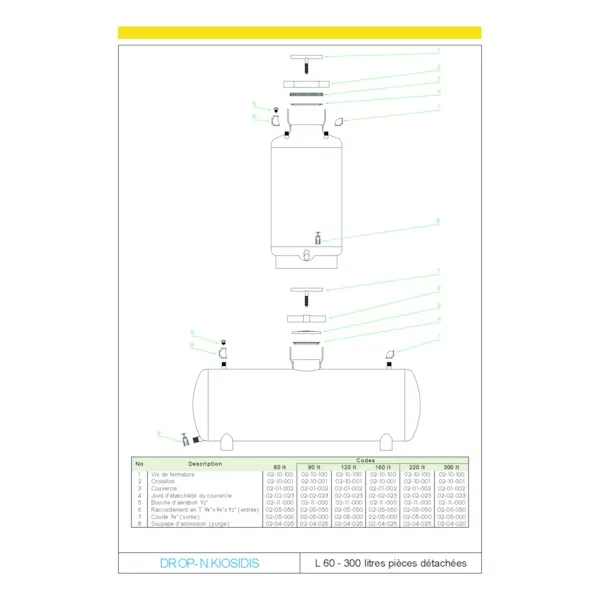 Tank de fertilisation série L - 90 L