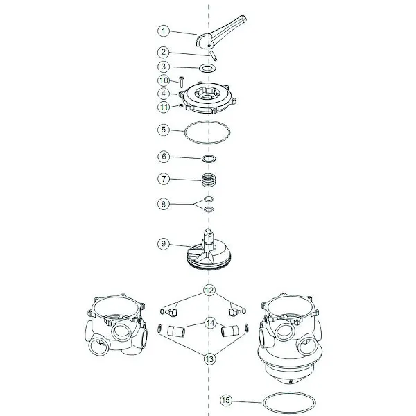 Vanne multivoies TAGELUS 2